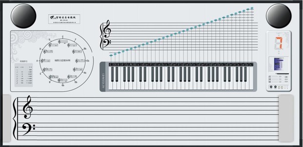 DK61C（三芙）五线谱电教板